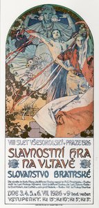 8. Sokol-Festival in Prag Poster