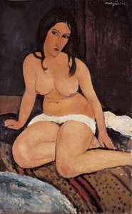 Sitzender Akt, 1917