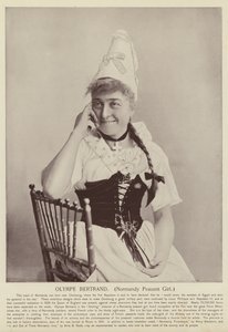 Olympe Bertrand, normannisches Bauernmädchen