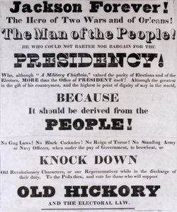 Jackson Forever, Präsidentschaftswahlplakat