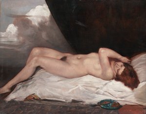 Akt mit einer Schale Kirschen, 1933