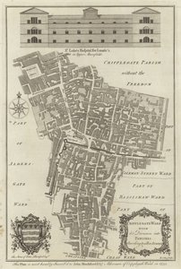 Karte des Cripplegate Ward, London