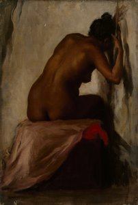 Weibliche Figur sitzend, ca. 1898 [LDUCS-5186]