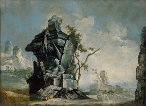 Landschaft (Capriccio) ca. 1780