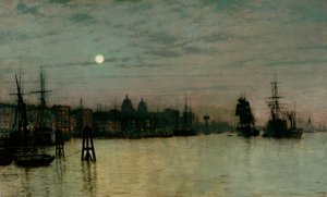 Greenwich, Halbe Flut, 1884