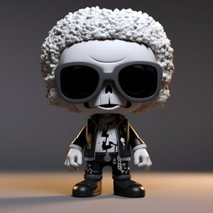 Chibi winziges Skelett