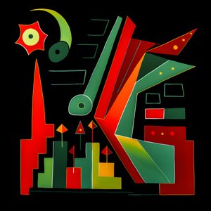 Börsentrend im Picasso-Stil