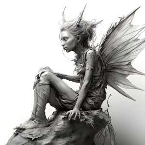 Ganzkörperskizze eines Pixie 3
