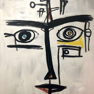Gesicht mit 3 Augen 1