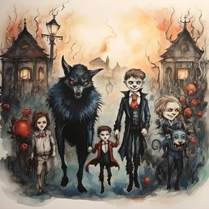 Halloween mit Vampiren und Werwölfen 4