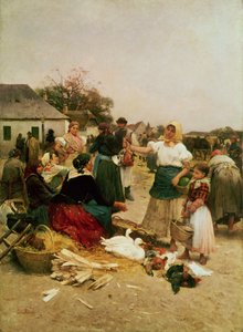 Der Geflügelmarkt, 1885