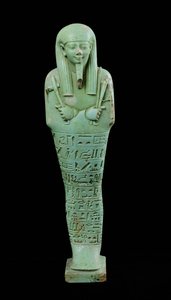 Shabti-Figur (Faience)