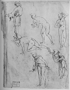 Sechs Studien von Figuren, 1481-1483 1945