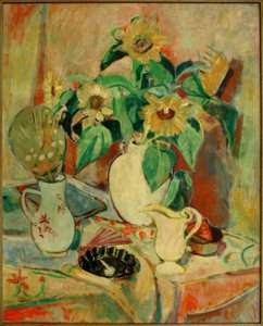 Stilleben mit Sonnenblumen