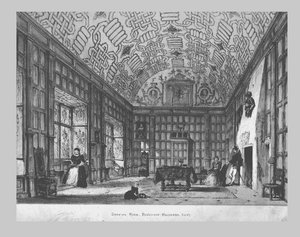 Salon, Boughton-Malherbe, Kent, Mitte des 19. Jahrhunderts