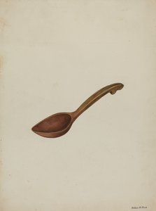 Ovaler Holzlöffel