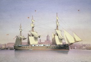 H.M.S. Monarch in Plymouth