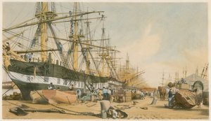 West India Docks, von Südosten