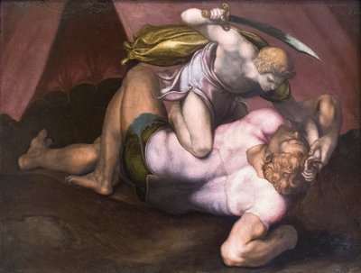 David und Goliath von (1509 66) Daniele da Volterra