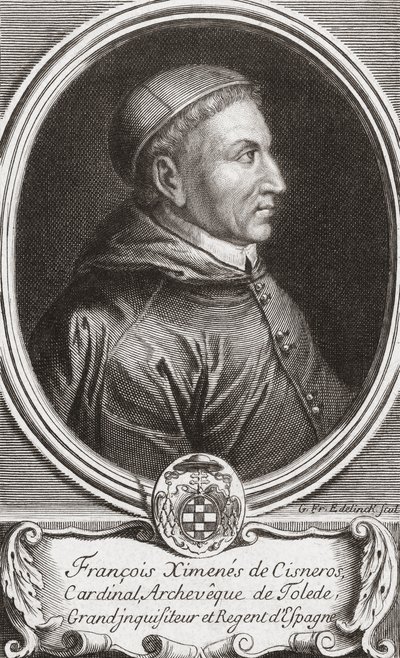 Francisco Jiménez de Cisneros. Porträt von (after) French School