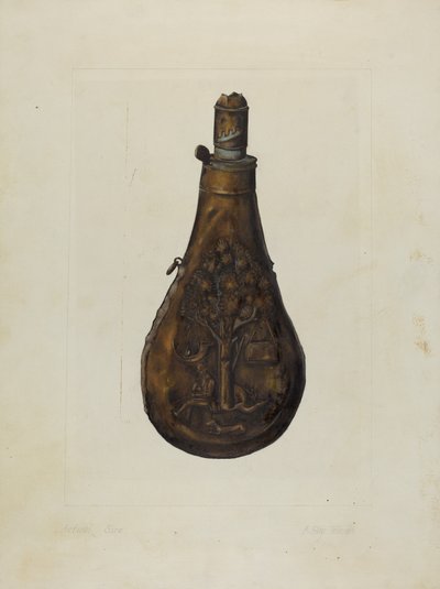 Pulverflasche von A.R. Tolman