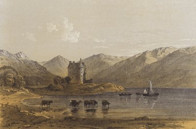 Dunderawe Castle von A.V. Copley Fielding