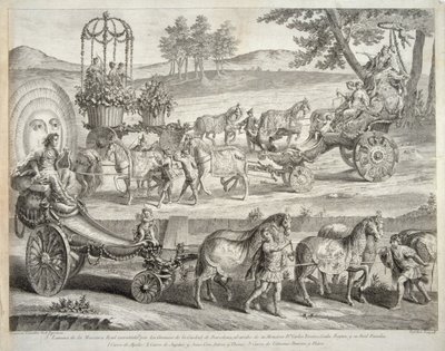 Der Wagen des Apollo, 1764 von A. J. De Fehrt