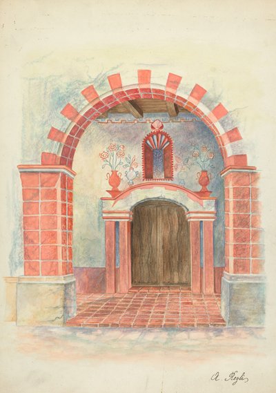 Restaurierungszeichnung von A. Regli