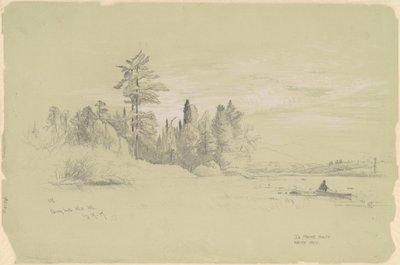 Cherry Lake, Weiße Berge von Aaron Draper Shattuck
