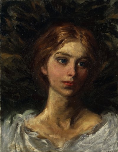 Porträt eines Mädchens von Abbott Handerson Thayer