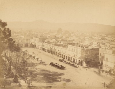 Vistas Mexicanas. Mexiko, Mercaderes Portal. von Abel Briquet