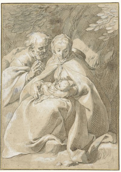 Die Heilige Familie von Abraham Bloemaert