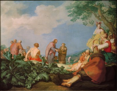 Die wunderbare Brotvermehrung von Abraham Bloemaert