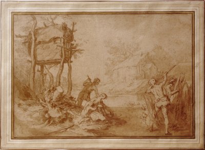 Latona und die lykischen Bauern von Abraham Bloemaert