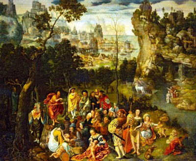 Predigt von Johannes dem Täufer von Abraham Bloemaert
