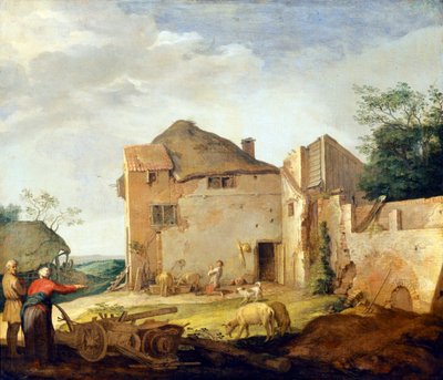 Der verlorene Sohn als Schweinehirt von Abraham Bloemaert
