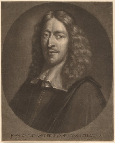 Johan de Wit von Abraham Blooteling after Pieter van der Banck