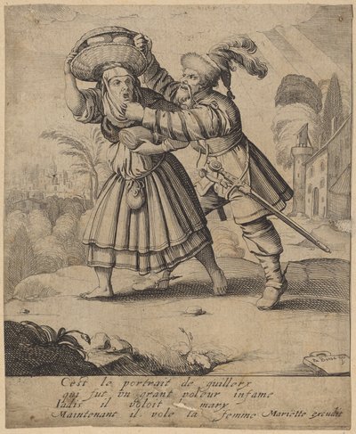 Das ist das Porträt von Guillery... von Abraham Bosse
