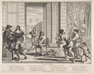 Kleidung Bettler, 1635 von Abraham Bosse