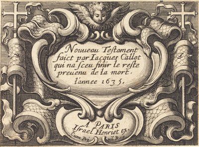 Frontispiz für Callots "Das Neue Testament" von Abraham Bosse