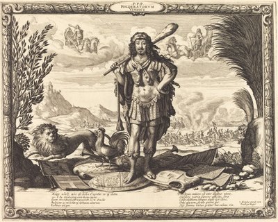Ludwig XIII. als Herkules von Abraham Bosse