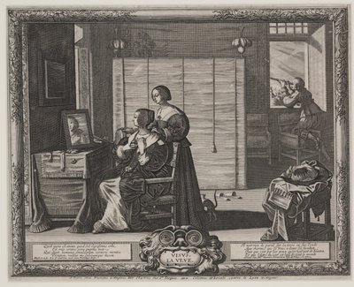 Sicht (La Veue), c.1635-38 von Abraham Bosse