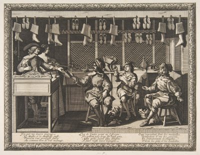 Der Schuster (Le Savetier) von Abraham Bosse