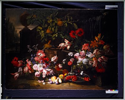 Stillleben mit Blumen in einem Garten von Abraham Brueghel