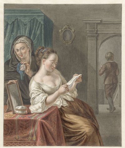 Die Briefleserin von Abraham Delfos