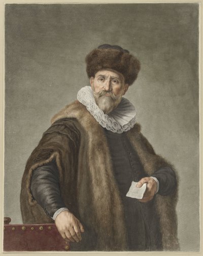 Porträt von Nicolaas Ruts von Abraham Delfos