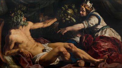 Scaldis und Antverpia von Abraham Janssens van Nuyssen