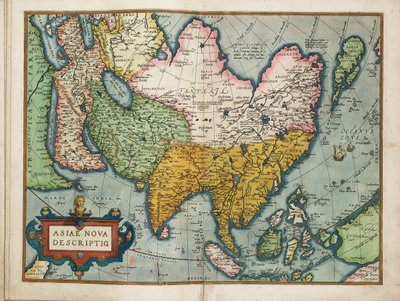 Eine neue Beschreibung Asiens von Abraham Ortelius