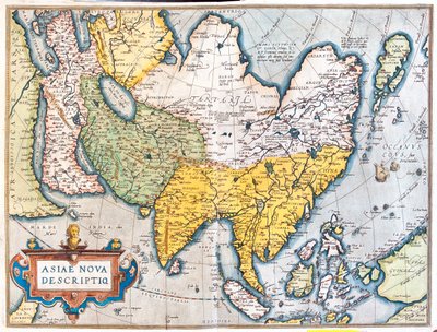 Asien von Abraham Ortelius
