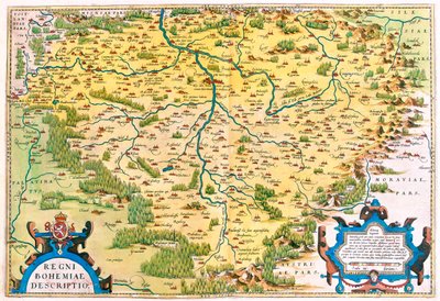 Westtschechische Republik, Deutschland (Bundesland: Bayern, Sachsen) von Abraham Ortelius